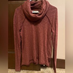 FP Beach Free People One Body Un Corps Two Tone Red/Maroon Heathered OS Top